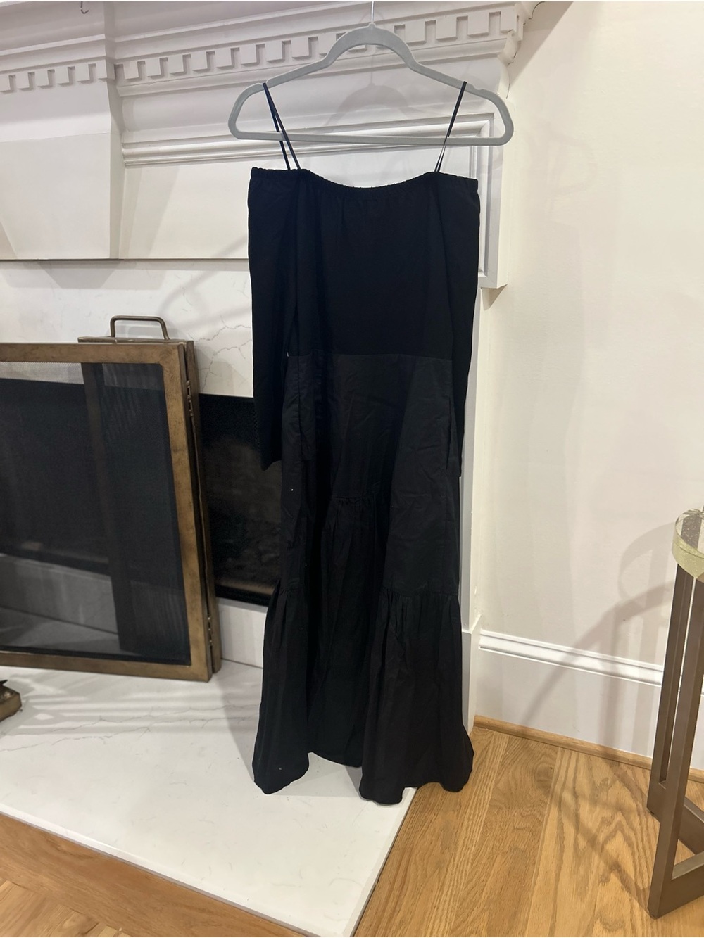 Tuckernuck Marissa Midi Black Off Shoulder Dress